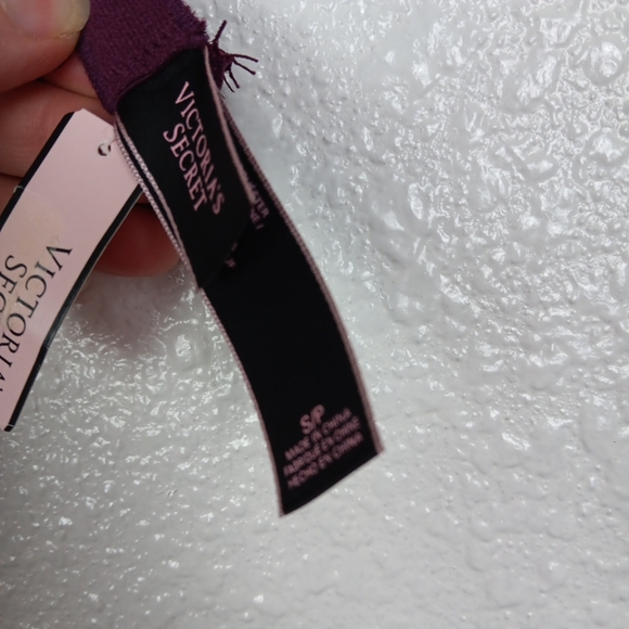 Victoria's Secret Bralette Size Small Purple Pink Lace Satin Womens Bra - Picture 4 of 10